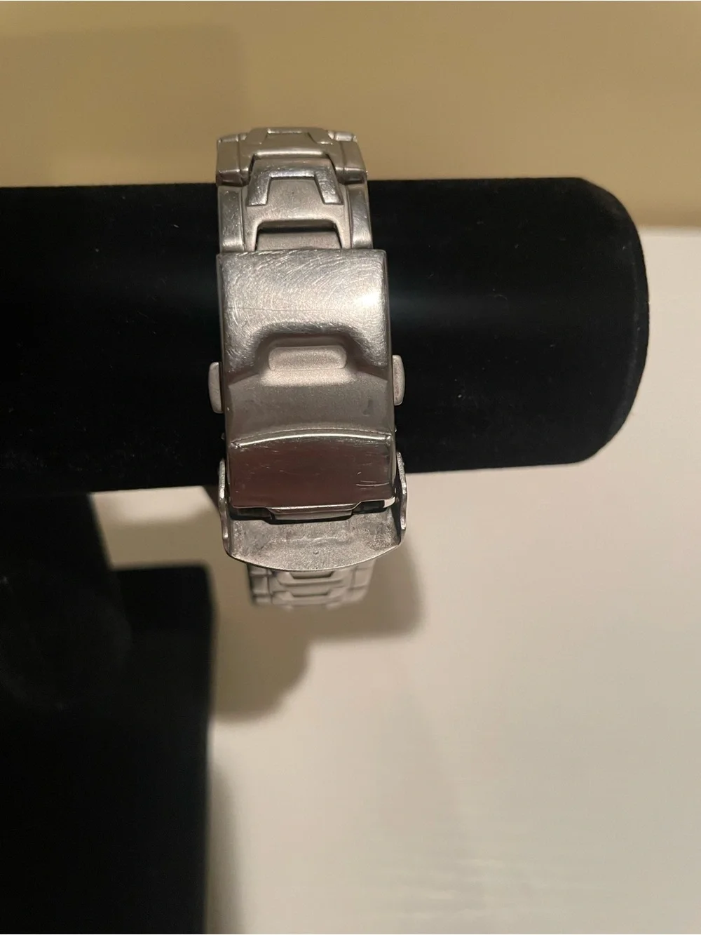 Fossil Iridescent Blue Dial Stainless Steel Watch